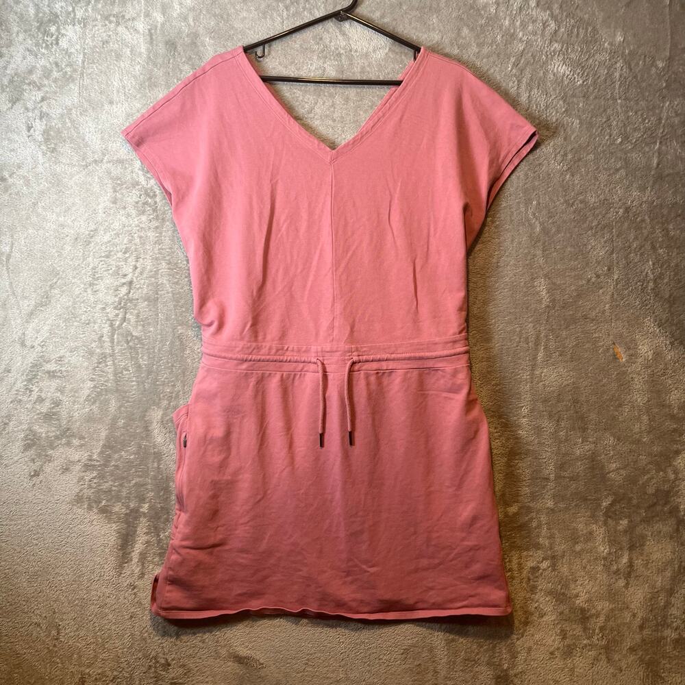 Patagonia Women's Organic Cotton Roaming‎ Dress Sz XL Pink